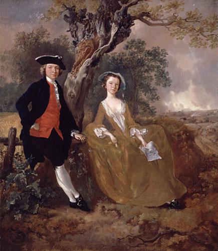 Thomas Gainsborough An Unknown Couple in a Landscape Spain oil painting art